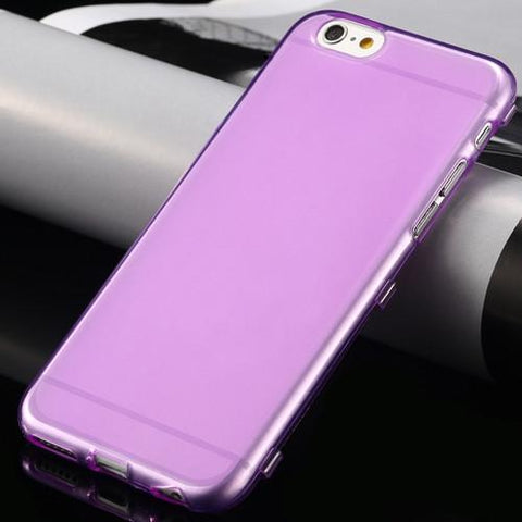 Fashion Soft Transparent TPU Gel case for iPhone