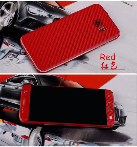 3D Carbon Fiber Full Body Back Film Sticker Case Cover Wrap Skin