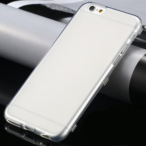 Fashion Soft Transparent TPU Gel case for iPhone