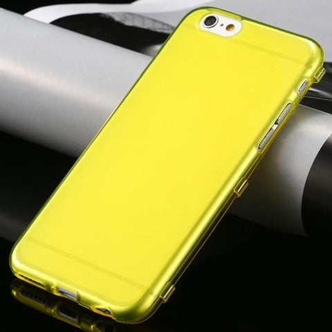 Fashion Soft Transparent TPU Gel case for iPhone